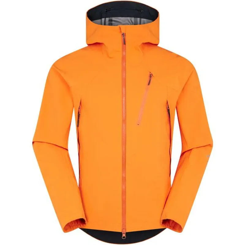 Madison DTE 3-Layer Men's Waterproof Jacket in Mango Orange